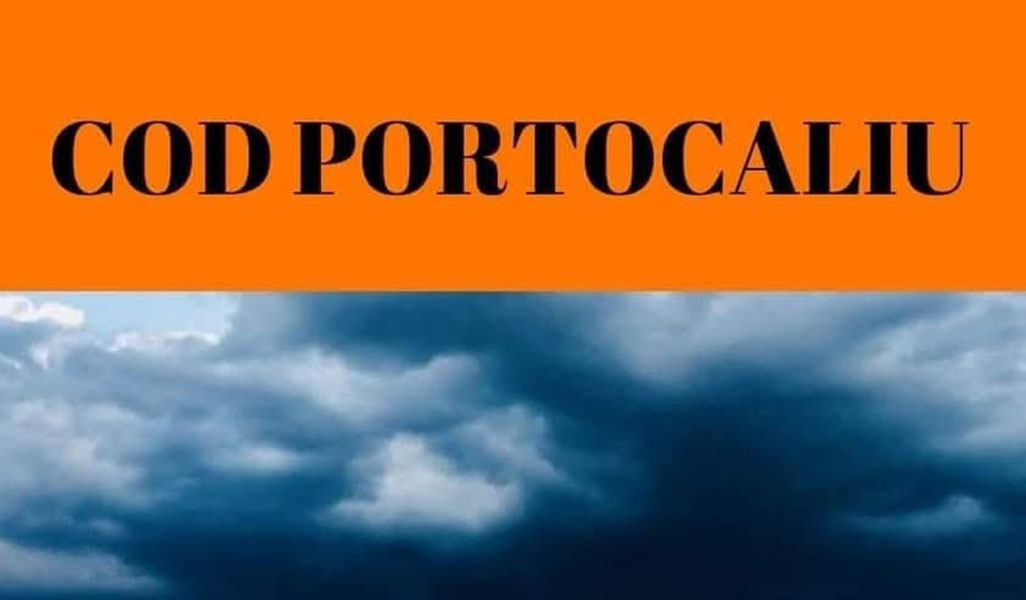 Read more about the article COD PORTOCALIU de vreme severă în localităţi din zona Haţeg