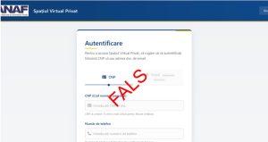 Read more about the article ANAF atenţionează contribuabilii cu privire la apariţia unui site fals care imită identitatea ANAF