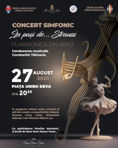 Read more about the article Seară vieneză sub cerul Devei – concert simfonic de excepție în Piața Unirii