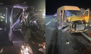 Read more about the article Accident pe A1 Sebeș-Deva. O fată de 14 ani a rămas prinsă în caroseria unei autoutilitare, după impact cu o mașină