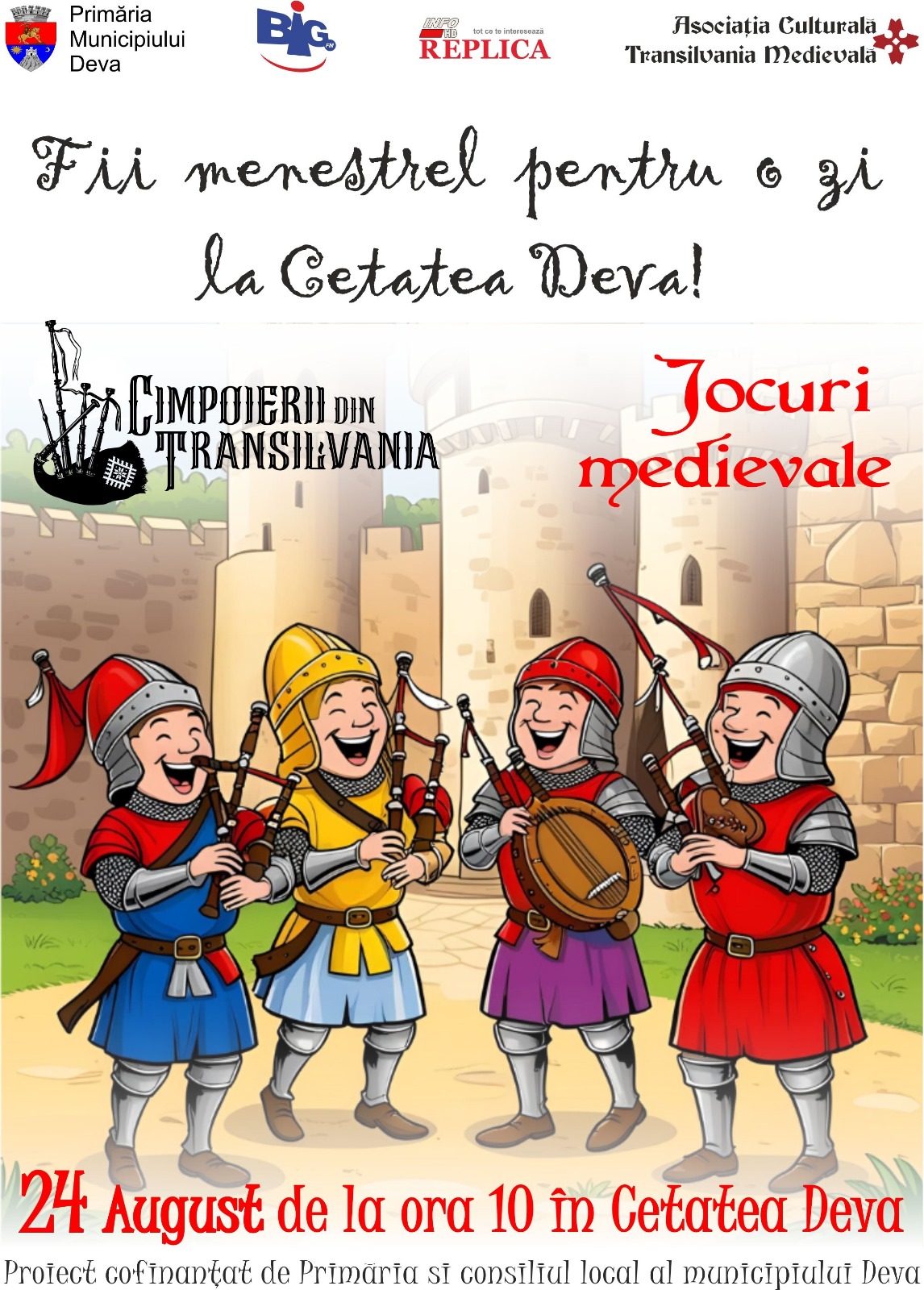 Read more about the article Deva susține cultura: Cetatea prinde viață în sunet de muzică medievală