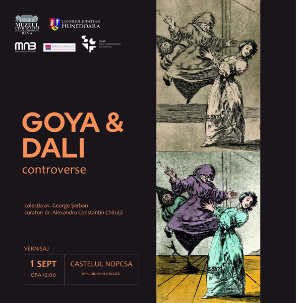 Read more about the article Expoziție-eveniment la Castelul Nopcsa: Goya și Dali, controverse