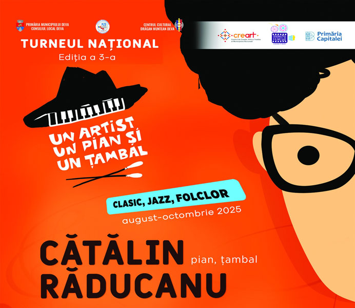 Read more about the article Cătălin Răducanu aduce pianul și țambalul la Deva, în ediția a III-a a Turneului Național „Un artist, un pian , un țambal”