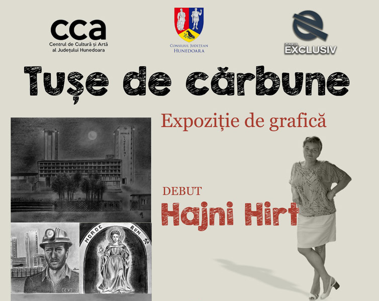 Read more about the article „Tușe de cărbune” – expoziție de debut în arta grafică a artistei Hajni Hirt