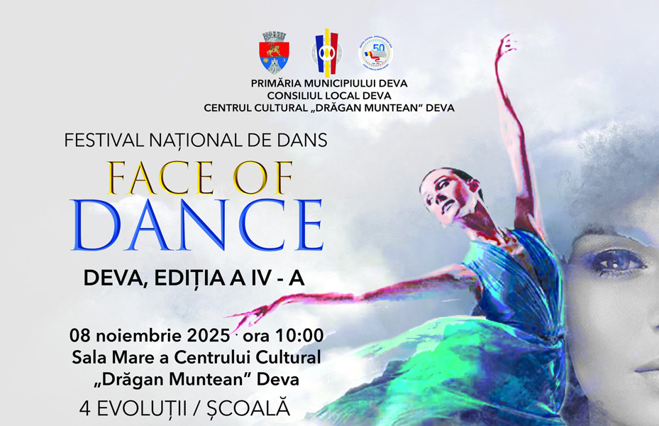 Read more about the article Încep înscrierile la Festivalul Național de Dans ,,Face of Dance”- Deva 2025!