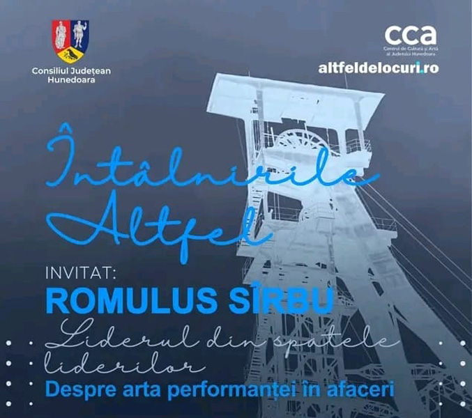 Read more about the article Romulus Sîrbu, liderul cu experiență internațională în business, vine la „Întâlnirile Altfel” de la Petrila