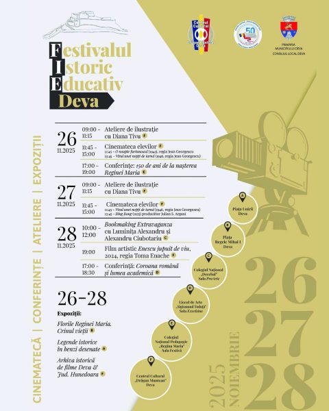 Read more about the article „Să FIE Deva!” – Prima ediție a Festivalului Istoric Educativ (FIE) Deva