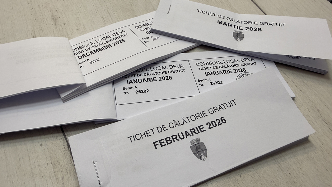 Read more about the article În atenția pensionarilor din municipiul Deva și a altor categorii de persoane care beneficiază de tichete de călătorie gratuite pentru transportul public local!