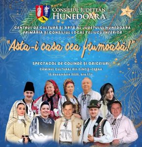 Read more about the article Asta-i casa cea frumoasă!” – spectacol de colinde și obiceiuri la Cinciș-Cerna