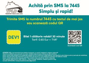 Read more about the article Călătoreşte mai simplu: bilete prin SMS şi QR la Deva