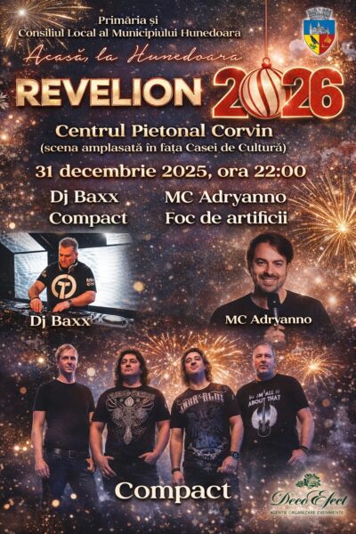 Read more about the article Trupa Compact, alături de hunedoreni la trecerea dintre ani