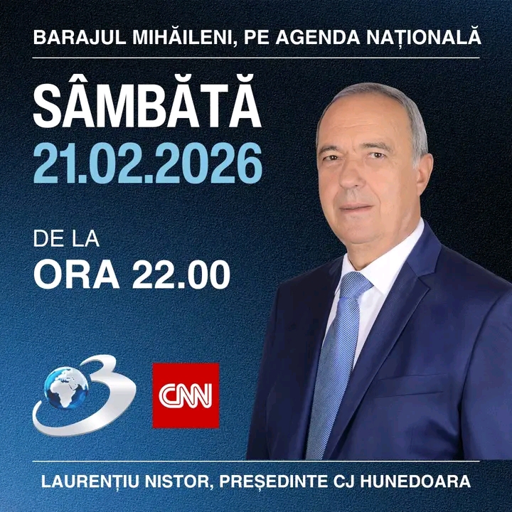 Read more about the article Președintele CJ Hunedoara, Laurențiu Nistor, despre acumularea Mihăileni și siguranța localnicilor – în direct la Antena 3 CNN