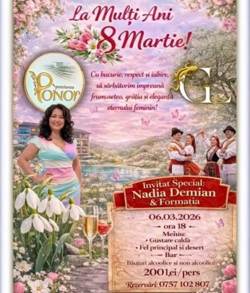 Read more about the article Pensiunea Ponor sărbătorește Ziua Femeii cu muzică live și invitați speciali