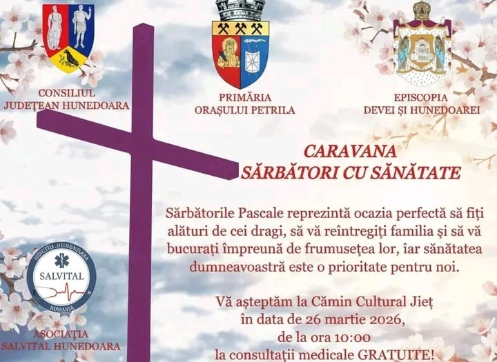 Read more about the article Caravana Sărbători cu Sănătate în Orașul Petrila-localitatea Jieț