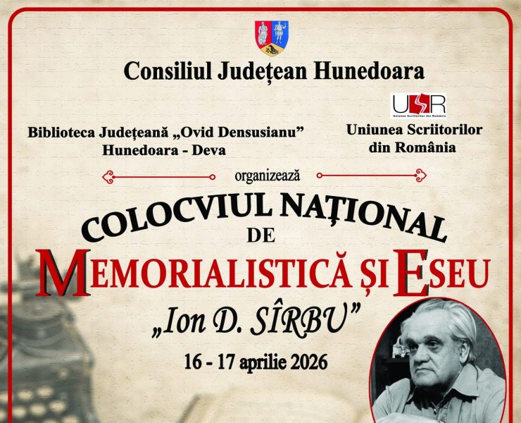 Read more about the article Colocviu Naţional de Memorialistică şi Eseu „Ion D. Sârbu”