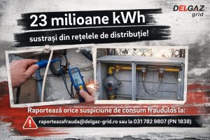 Read more about the article Furturile de energie din zona Delgaz Grid au pus, anul trecut, în pericol viața a peste 1.000 de persoane