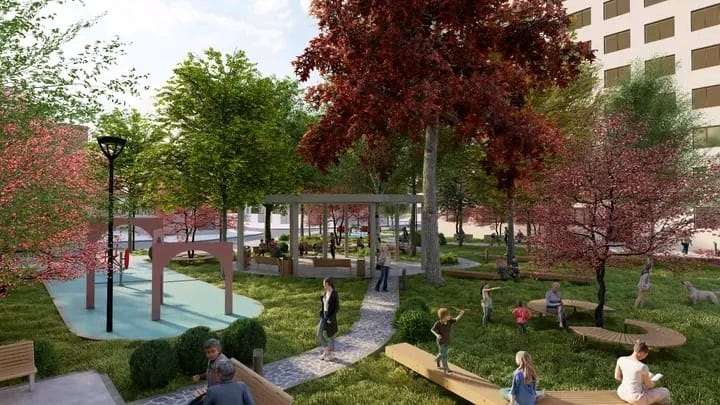Read more about the article Se conturează noul Parc Central din Hunedoara: mai mult spațiu verde, peste 200 de arbori și facilități moderne
