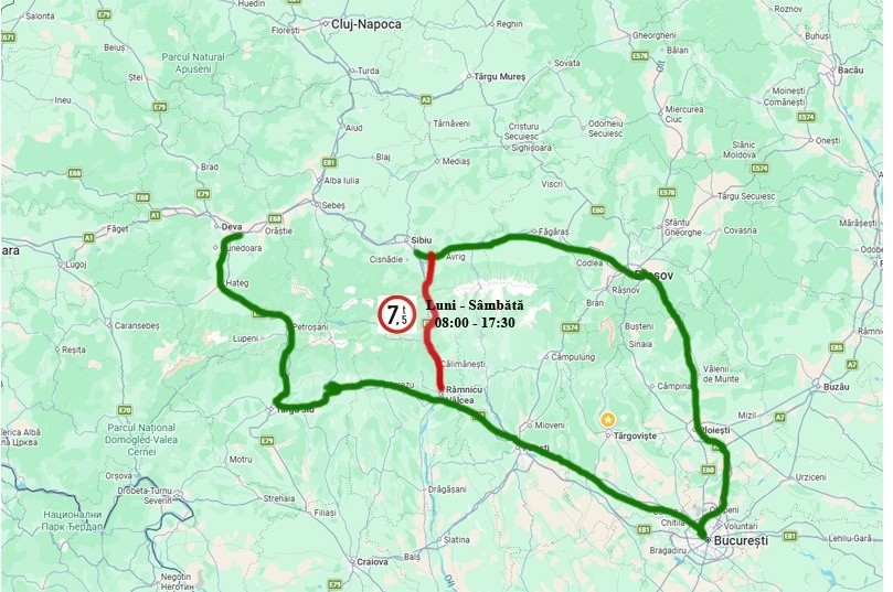 Read more about the article Atenţie, şoferi! Restricţii de circulaţie pe Valea Oltului