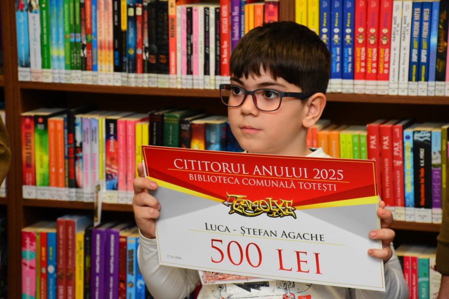 Read more about the article „Cititorul anului 2025”: Agache Luca Ștefan, elev la Școala Primară din Păclișa
