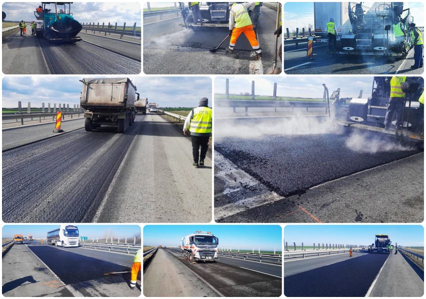 Read more about the article Atenţie, şoferi! Pe A1 şi A6 se execută lucrări la carosabil