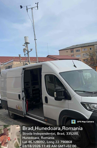 Read more about the article Comunicat de presa DJM Hunedoara – Campanie monitorizare calitate aer cu laboratorul mobil, in municipiul Brad