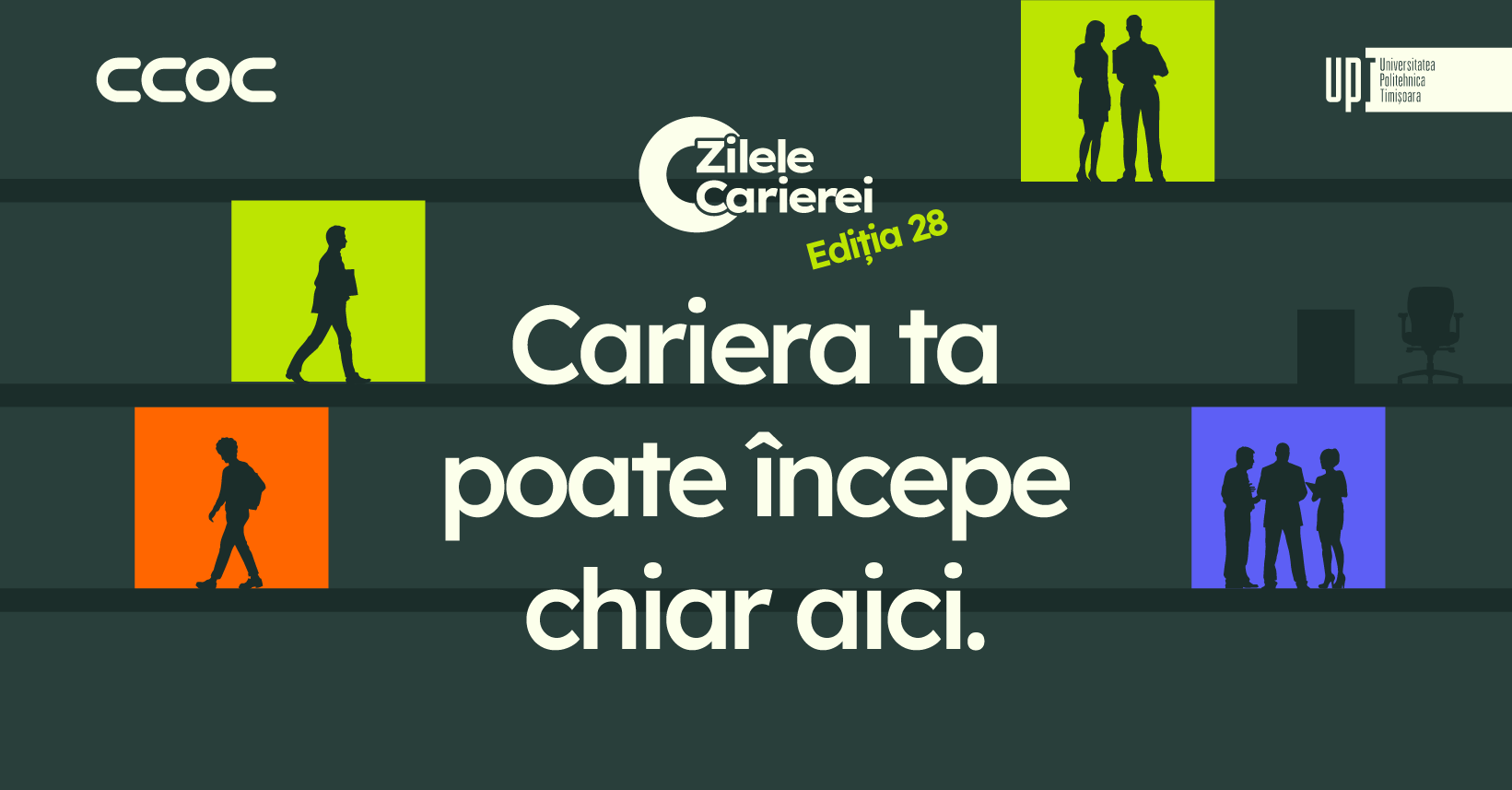 Read more about the article Studenții și absolvenții, invitați să-și proiecteze viitorul la cea de-a XXVIII-a ediție a Zilelor Carierei de la UPT