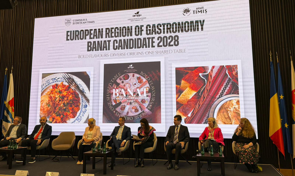 Read more about the article Banat 2028 a câștigat titlul de Regiune Gastronomică Europeană cu județele Timiș, Arad și Caraș-Severin