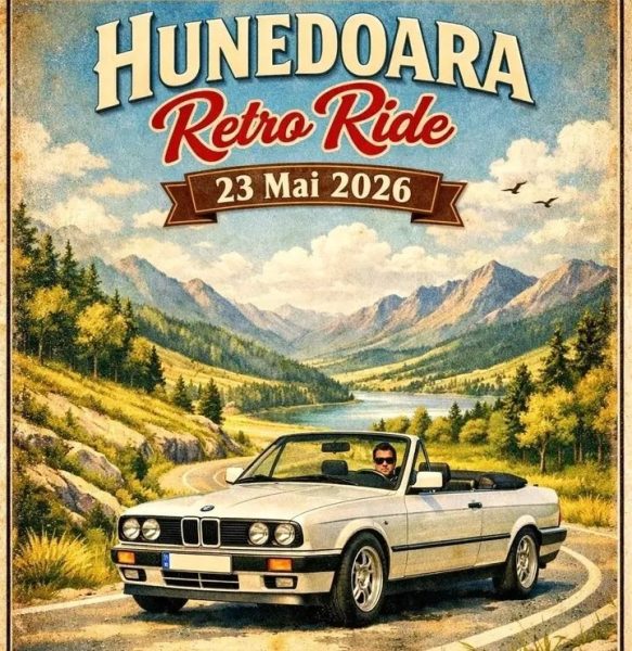 Read more about the article „Hunedoara Retro Ride” – paradă a eleganței auto istorice pe drumurile județului Hunedoara