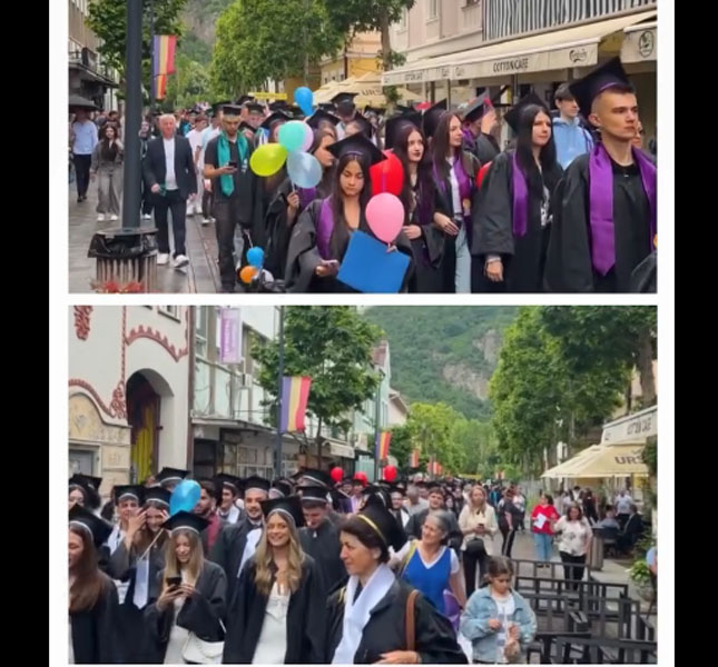 Read more about the article Sute de tineri din Deva au sărbătorit finalul anilor de liceu: „Parada Absolvenților – Promoția 2026” a adus emoție, bucurie și speranțe