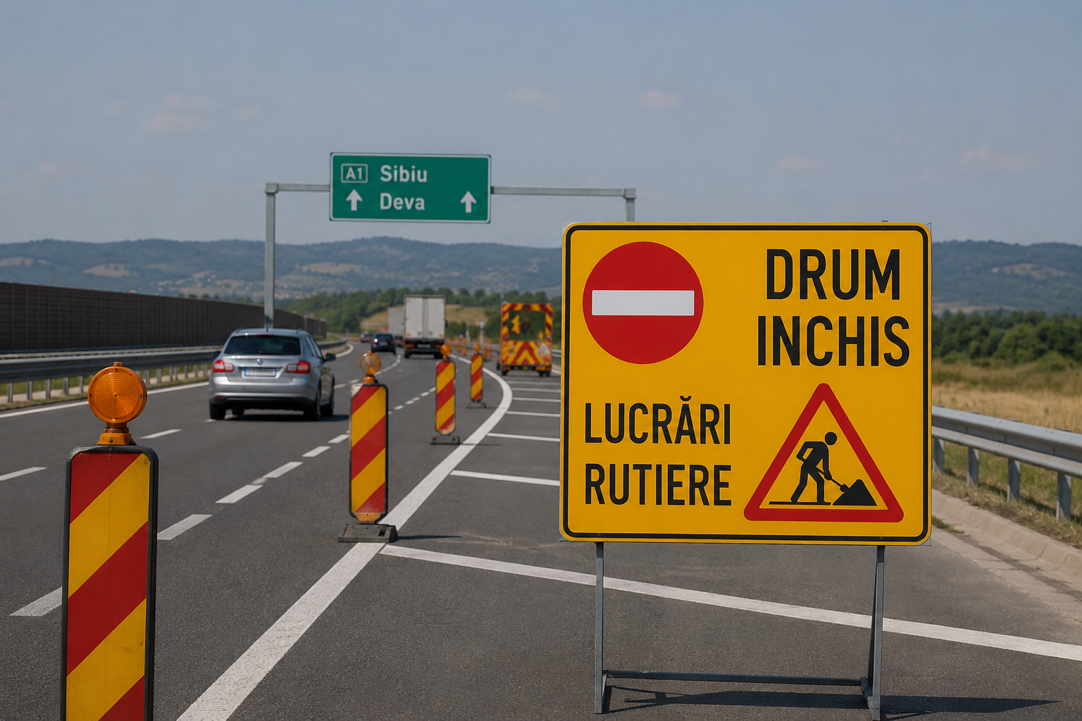 Read more about the article Trafic închis temporar pe A1, între Orăștie și Simeria. Rutele ocolitoare anunțate