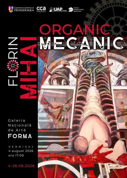 Read more about the article Expoziția „Organic / Mecanic” a artistului Florin Mihai, vernisată la Galeria Națională de Artă „FORMA” din Deva