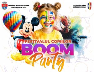 Read more about the article Zile de poveste pentru copii şi familiile lor: „Boom Party” transformă Deva într-un univers al jocului şi al distracţiei