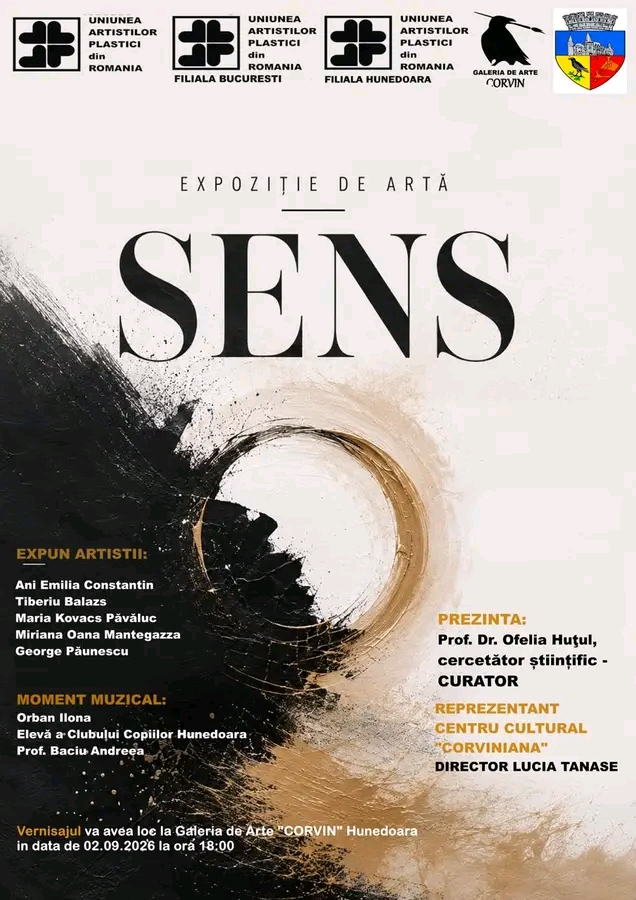 Read more about the article Expoziția de artă „SENS” își deschide porțile la Hunedoara