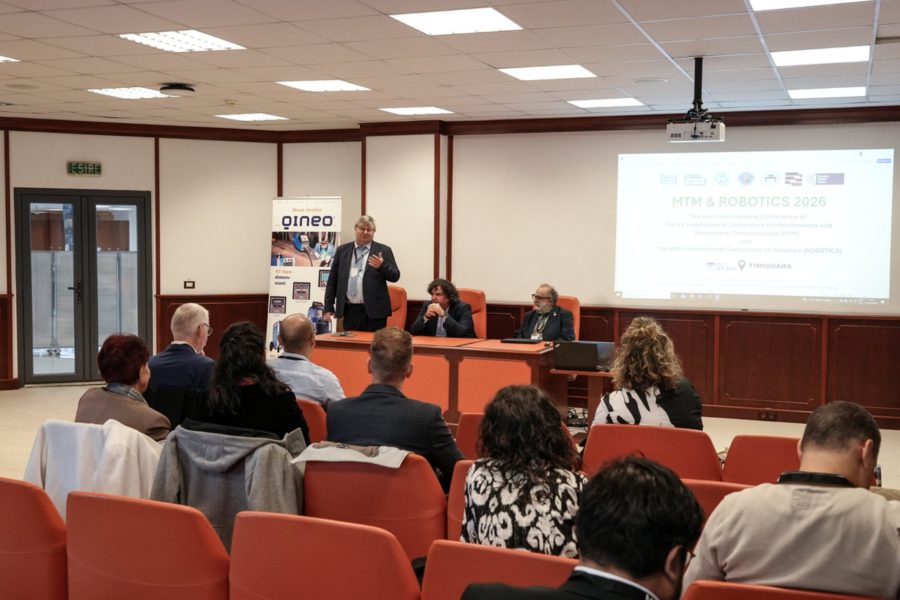 Read more about the article Robotică, mecanisme și sisteme inteligente: 14 țări reunite la Universitatea Politehnica Timișoara pentru o nouă ediție a conferinței internaționale MTM & ROBOTICS