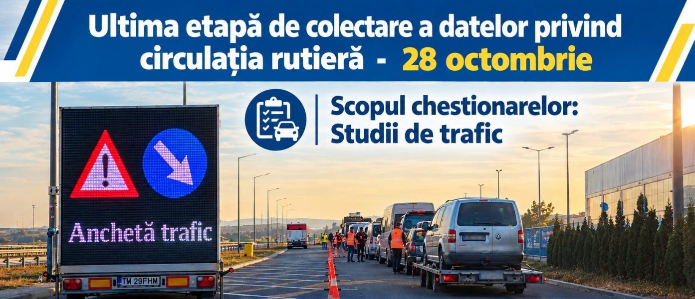 Read more about the article Miercuri va avea loc ultima etapă de colectare a datelor privind circulaţia rutieră