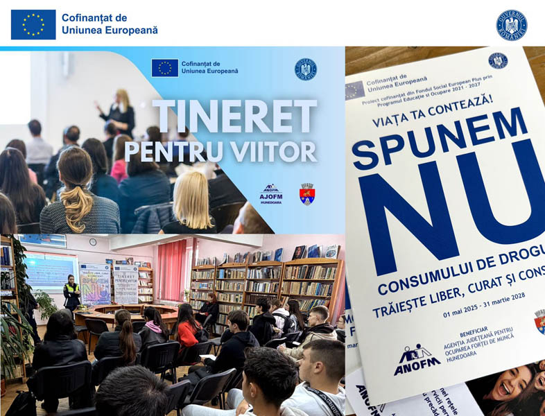 Read more about the article Primăria Municipiului Deva susține informarea şi prevenirea consumului de droguri în rândul tinerilor
